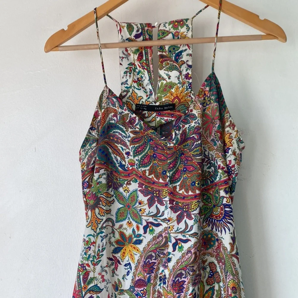 Zara S Paisley Ultralight Jumpsuit